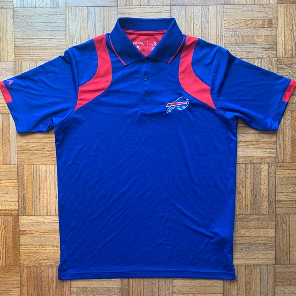 Antigua Other - Men's Antigua NFL Buffalo Bills Blue Red Polo, M
